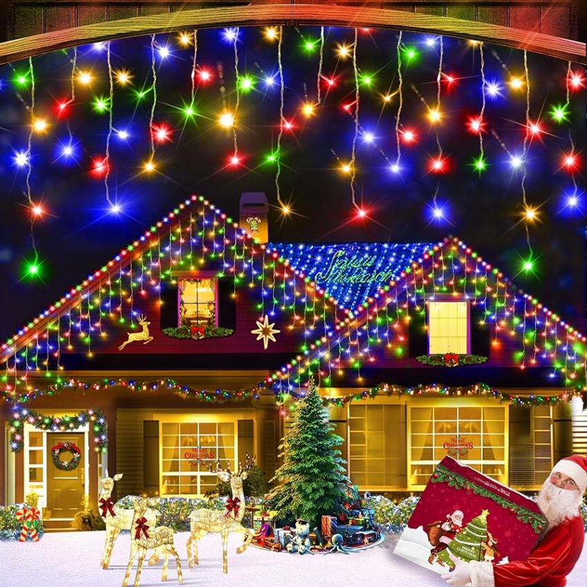 christmas decoration lights Niche Utama Home XURISEN ft Christmas Lights Decorations Outdoor,  LED  Modes